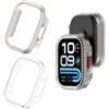 Generic 2 custodie glitterate con diamanti per Redmi Watch 6 Active | Custodia rigida in policarbonato per smartwatch da donna e ragazza