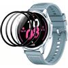 TingYR Protettore Schermo Compatibile con Huawei Watch GT 7 Pro 46mm, 3 Pezzi Pellicola Protettiva Morbida, Copertura Integrale, Senza Bolle, Anti-Graffio, Antishock. Nero