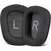 SOULWIT Cuscinetti Auricolari per Logitech G35/G930/G933/G935/G633/G635/G533/G430/G431/G432/G433/G332/G230/G231/G233 Cuffie da Gioco, Padiglioni Ricambio con Tessuto a Maglia Intera