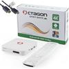 HTS e-com Octagon Spirit White 4K UHD Android TV 11 IP Media Streaming Box, HDR 10+, 5G WLAN, telecomando BT, ARM Mali G31 450, Amlogic S905Y4, 32GB Flash, 2GB RAM, HTS e-com cavo HDMI