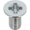 Restagraf - Viti per metalli fresati speciali disco freno - acciaio - diam. M6-1.00 x 12 mm, rif. 7270 - Confezione da 40