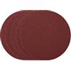 Draper 63531 - Dischi abrasivi 305 mm, grana 40, PSA (confezione da 5), rosso, taglia unica
