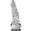 BDSMLOVE Anale Anali TPE Ventosa Anale-Dilatatore Plug Anale (Trasparente, L)