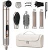 Kujizpu 6 in 1 air styler, Arricciacapelli Automatico e Asciugacapelli Ionico 1600W | Spazzola Volumizzante, Spazzola Lisciante, 4 Temperature per Volume Perfetto, Liscio o Ricci per Tutti i Tipi di Capelli