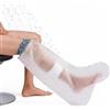 BLOMBLAUM Protezione Doccia Gamba Impermeabile per Gesso e Ferite Coprigesso Gamba e Piede Waterproof con Anello in Silicone, Custodia Riutilizzabile per Doccia, Mare e Tatuaggi Adulto