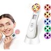 Stock Líder Stock - Massaggiatore per il viso, radiofrequenza, 5 in 1 Rf LED, dispositivo viso ad ultrasuoni, ringiovanimento, pulizia profonda, cura del viso, massaggio per viso