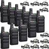Retevis Walkie talkie RT619, Radio a 2 Vie Ricaricabile PMR446, 1300 mAh, Clip P