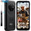Celluare Antiurto, Batteria 10000Mah Telefono Indistruttibile, 12(4+8)GB+128GB/