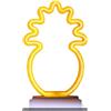 Grundig Lampada Neon Illuminazione Neon Ananas 23,5x11,2cm