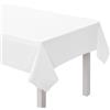 amscan 9915405-217 - Telo copritavolo in plastica riutilizzabile, ecologico, 2,74 m