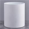 FaithLand Vaso per piante da 25,4 cm, si adatta perfettamente al supporto moderno della metà del secolo, tappo di drenaggio e rete di drenaggio, vaso bianco opaco