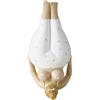 Boltze Home Statuetta in porcellana per yoga, donna, 22 cm, motivo: modello 2