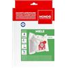 M MONDO MONDO, Confezione 4 Sacchetti per Aspirapolvere in Microfibra, Compatibili con Aspirapolvere Miele,Type FJM, S2 S3 S4 S5 S6 S7, Complete C1, Compact C1/C2, Incluso 1 Filtro Ritagliabile