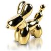 JWTRSVTY Ornamenti Cani Palloncino, Statuette Dorate in Ceramica per Salotti, Camere da Letto, Uffici e Vetrine