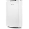 ELECCI Deumidificatore da 12 l/giorno per la casa con display digitale di umidità, modalità sonno, asciugatura del bucato, ecologico, timer 24 ore, capacità serbatoio 1,4 l, ruote universali