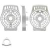 Autilyshop Copertura di ricambio per motore del ventilatore per ventole di raffreddamento elettriche, custodia in plastica per Airmate, guscio protettivo ventilato per uso domestico (bianco)