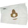 vhbw 5x sacchetto compatibile con Parkside PNTS 1500 B2, 30/8E, 30/9E, 1500 C4, 30/7E, 1500 B3 aspirapolvere - 58cm x 31,5cm Bianco