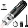 bokilino Aspirapolvere Auto, 250 KPa Aspirabriciole Senza Fili Potente | Mini aspirapolvere, Aspirapolvere portatile ricaricabile con filtro HEPA pulibile per auto, casa, ufficio e animali domestici