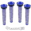 SCHUMAOYI Confezione da 4 filtri di ricambio per aspirapolvere Dyson V6, V7, V8, DC58, DC59, DC61, DC62, DC74, Animal senza fili, pre-filtri lavabili, parti di ricambio DY-965661-01, 2241019
