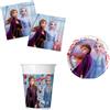Tresorí Kit Party Tavola realizzato per Disney Frozen per 8 persone (36 pezzi: 8 piatti Ø23cm, 8 bicchieri ml 200, 20 tovaglioli) (8)