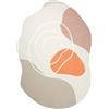 Mazovia Grande Tappeto Soggiorno 200x300cm Beige Arancione Astratto Design | Tappeto per Sala da Pranzo Camera da Letto Ufficio Antiscivolo Antiallergico Facile da Pulire Adatto Agli Animali Pelo Corto