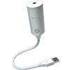 MuchLuckystar Proiettore di stelle per galassia, lampada a nebulosa flessibile HD a 360°, per soffitto, camera da letto, camera dei bambini, decorazione alimentata tramite USB, nero (bianco)