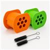 Cryptisg 2 Pezzi Press Maker, Viene Fornito con 2 Piccoli Pennelli | Reusable Meat Squeezer, Pratico Strumento Quotidiano, Dispositivo Portatile, Soluzione Affidabile, per Hot Dog, Barbecue