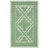 Confezioni Giuliana Tappeto sardo 100% cotone prodotto italiano per ingresso bagno cucina camera da letto VERDE - Tappeto stile sardo cm. 50x80