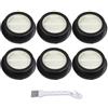 BrynnKern Set 6 Filtri HEPA con per spazzola per SunSare X7A Set 6 Filtri(6 PACK) | Compatibile per sunsare X7A-US, per fieety per v7, lavabile e riutilizzabile, cattura , per facile installazione