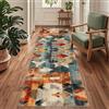 Siunwdiy Tappeto Passatoia per Corridoio 2.8 Metri Multicolore Tappeto Cucina Lavabile Tappeto Runner Corridoio Antiscivolo Moderno Tappeti Runner Ingresso Tappeto Lungo per Corridoio, Cucina, Salotto，60x280cm