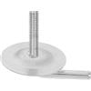 JOINPAYA Viti a l per Base Ventilatore, Kit Fissaggio Piedistallo in Ferro | Accessori Ricambio Ventilatori da Terra, Montaggio Facile, la Base, Colore Argento