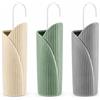 Paluplus Set 3 Evaporatori d'Acqua per Termosifoni in Ceramica, misura 8x4x17 cm, Umidificatore e Gancio a S -1940F -1,2 (Foglia Rigata)