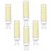 Generic Lampadina Led G9 15W Equivalente 150W, Luce Calda/Luce Fredda, Non Dimmabile, 1500 Lumen, 360°, Senza Sfarfallio, Per Lampadari Applique Tavolo(Cool white 6500K,6 Pack)