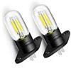 Ruiandsion Z187 Lampadina a Microonde T170 Terminali Dritti Base 240V 2A 25W LED Lampadina a Microonde per Lampada a Microonde Forno a Pera, Bianco (Confezione da 2)