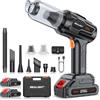 SEALIGHT Aspirabriciole Senza Fili, 50000PA 9 in 1 Aspirapolvere per Auto Portatile,Aspiratore e Soffiatore con Motore Brushless Mini Aspirabriciole Senza Fili Potente per Auto Casa
