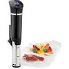 KLARSTEIN Quickstick Flex - Sous Vide, Roner, Circolatore ad Immersione, Cottura Sottovuoto, 1300 W, Circolazione 3D, Timer, 0-95 ° C, IPX7, fino a 20 Litri, Nero