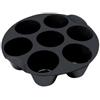 Fictory Pentola in silicone per friggitrice, accessorio universale per friggitrice ad aria, rivestimento antiaderente facile da pulire, cestino in silicone per alimenti, ricambio per tazze da 18 cm
