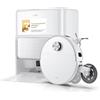 MOVA V70 Ultra Pure Robot aspirapolvere, bianco Estensione mocio 17 cm | aspirazione 40.000 Pa, pressione 15 N, velocità 300 giri/min, autoasciugatura aria calda 70°C* 1 ora.