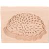 Fictory Stampo per biscotti a forma di animale, in legno, facile da srotolare, superficie liscia, design a riccio, utensile da forno versatile, riutilizzabile e durevole