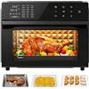 ORTOSUD Forno friggitrice ad aria 30L, Mini Forno Elettrico Multifunzione 1800W con Pannello Touch Digitale, 21 Programmi Preimpostati e 6 Accessori Inclusi, Cottura Senza Olio per Cucina Domestica