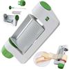 Hperu Affettatrice per verdure, affettatrice per frutta, gadget da cucina multifunzionale in acciaio inossidabile per pelare le verdure, mela
