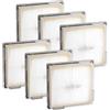 DOLAYMEFA (6 pezzi) Q10 S5 filtri HEPA di ricambio compatibili con robot aspirapolvere Roborock Q10 S5+, filtro verticale, filtri a contenitore, filtri per aspirapolvere, kit di accessori