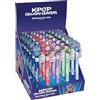 CYPBRANDS K-Pop Demon Hunters - Penna cancellabile, Inchiostro blu, Gel pen, Penna, Rumi, Mira, Zoe, Tigre Blu, Derpy, Spinner Huntrix, Logo, Saja Boys, Multicolore, Prodotto Ufficiale,