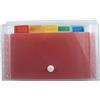 Exacompta 55498E Classificatori Valigetta, 18x11 cm, Bianco Trasparente