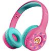 Trust PAW Patrol Cuffie Bluetooth per Bambini 4-10 Anni, Rosso | Limitazione del Volume (85dB), Cuffie Wireless On Ear Pieghevoli con Microfono e Adesivi, 15h di Riproduzione per Musica