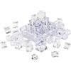 Simulato Fake Ice Clear Ice Cube Bar KTV Puntelli Per Foto Modello Decor 30mm