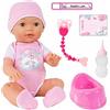 Bayer Design 94209AA Bambola interattiva Piccolina Love, fa pipì, muove la bocca