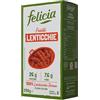 FELICIA BIO PASTA SECCA CON FARINA DI LENTICCHIE ROSSE BIO 250 GR, TAGLIO FUSILLI