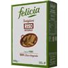 Felicia, Tortiglioni di Riso Integrale, Pasta Ricca di Fibre e di Proteine e Nutrienti Utili al Buon Funzionamento dell'Organismo, Bio, Vegan, Confezione da 340 g