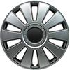 AUTO-STYLE AutoStyle Set di 4 Copricerchi Pennsylvania 15 Pollici Argento/Grigio Antracite